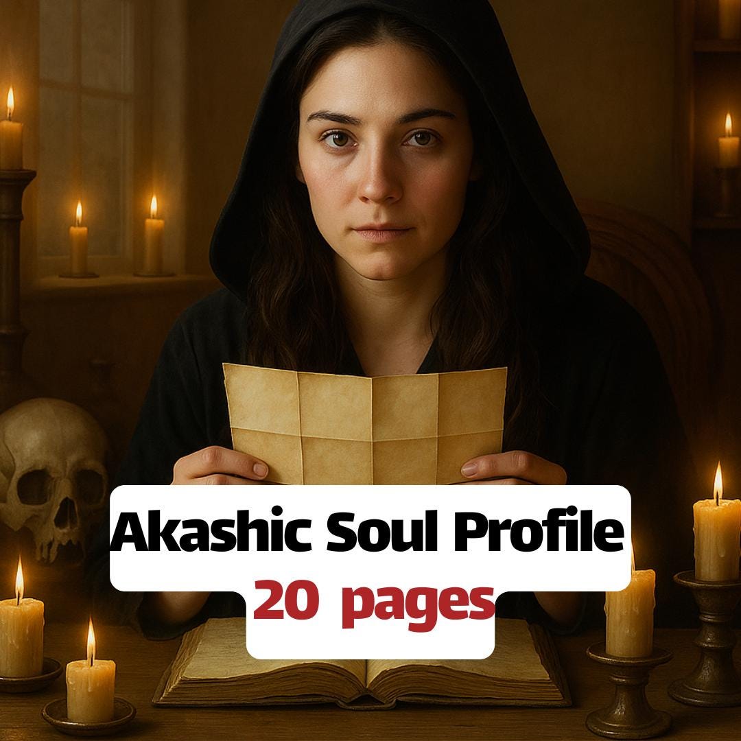 Akashic Soul Profile Reading: 20-Page Intuitive PDF for Soul's Purpose