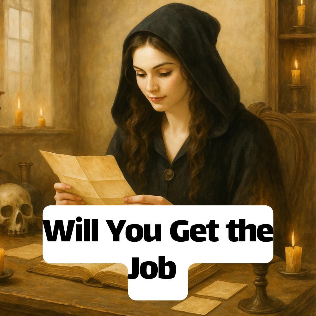 Will You Get the Job? Yes or No Psychic Insight – Same-Day PDF Reading