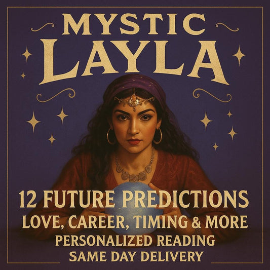 12 Future Predictions - Personalized Psychic Reading (Same Day Delivery)