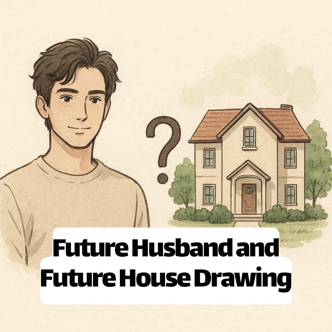 Psychic Love Reading: Future Husband or House Drawing