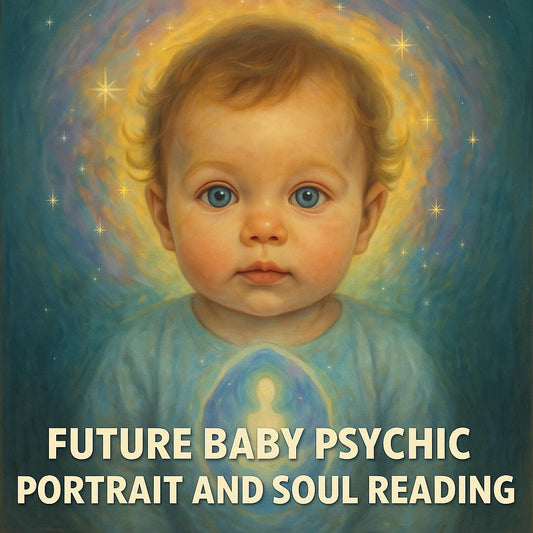 Future Baby Psychic Portrait and Soul Reading: Spiritual Art (Digital Download, PDF Reading