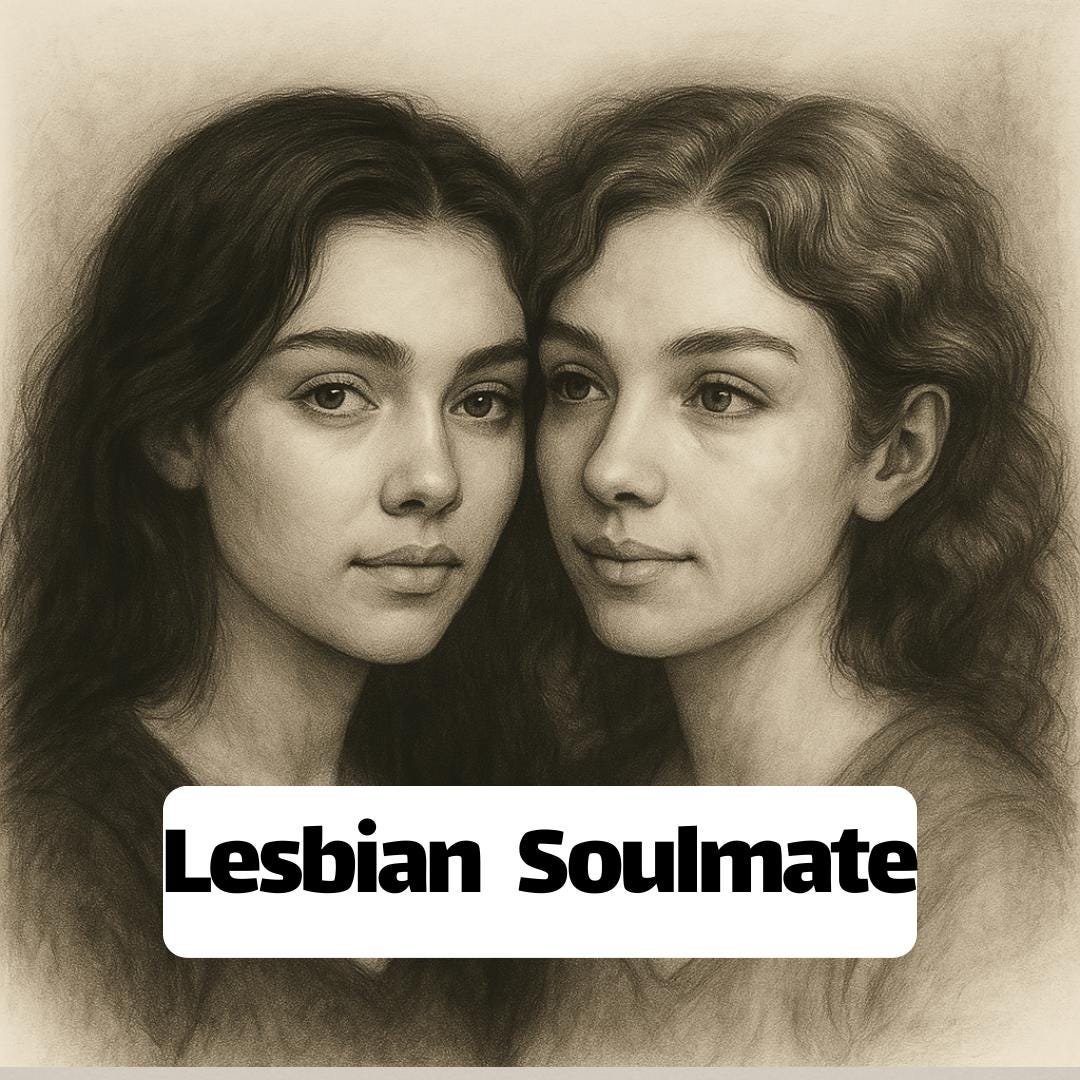 Lesbian Soulmate Psychic Drawing & Love Reading – See Your Future Partner