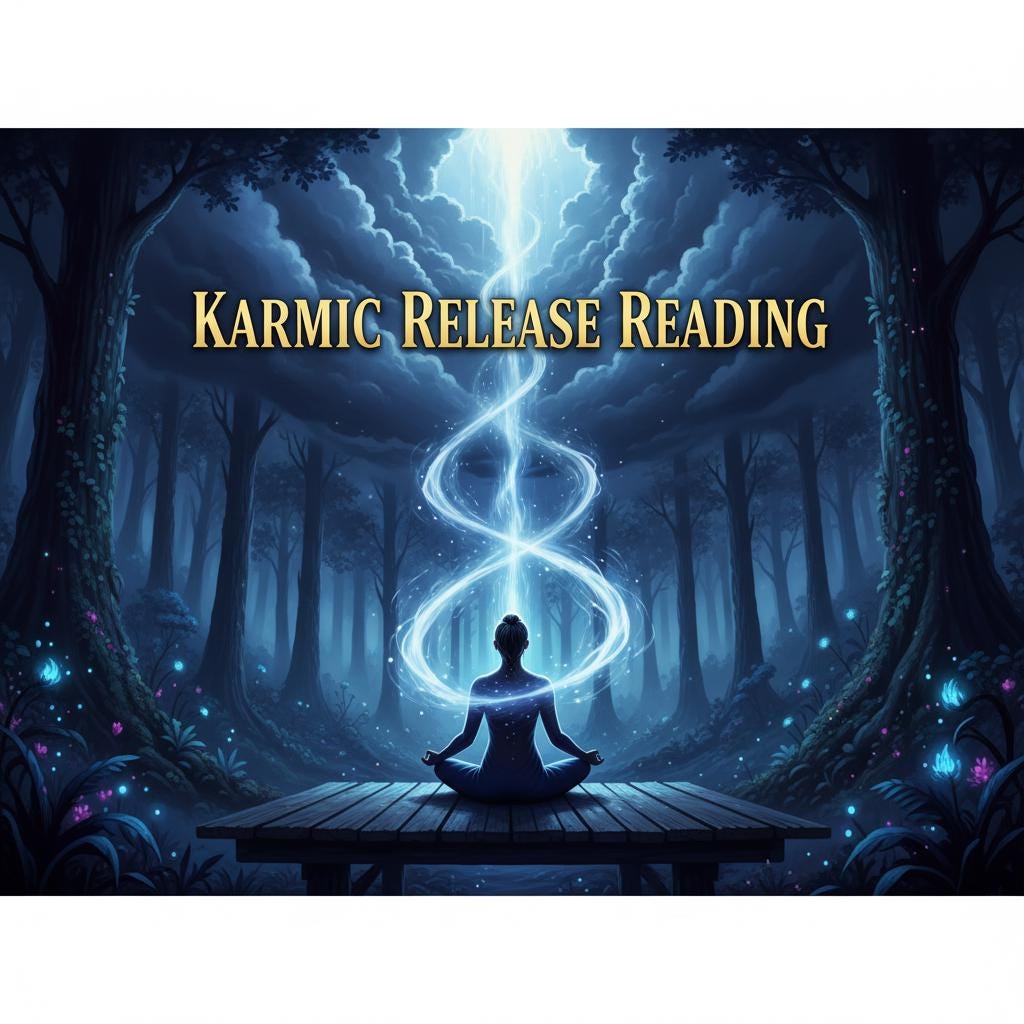 Karmic Release Reading – Clear Past Energy & End Soul Cycles | Personalized Spiritual Ceremony PDF