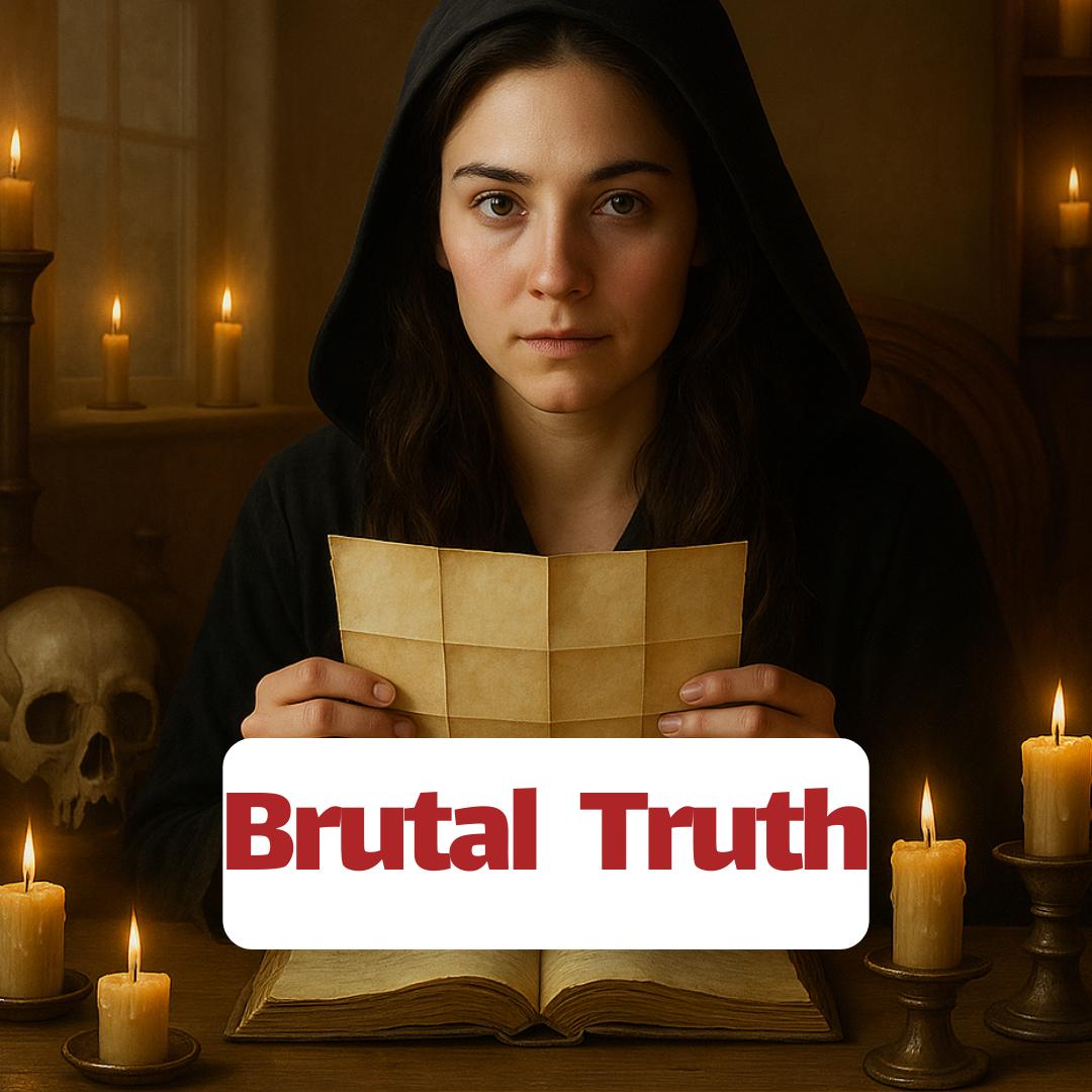 Brutal Truth Psychic Tarot Reading – No Sugarcoat Honest Guidance
