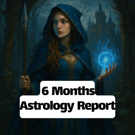 Personal Natal Chart with Transits – 6-Month Astrology Report