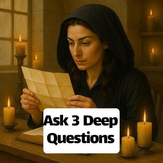 Ask Three Questions – Deep & Balanced Tarot Guidance