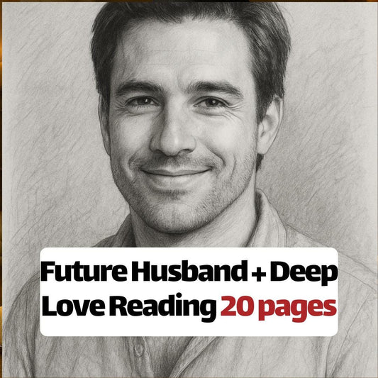 Future Husband Psychic Portrait & Love Reading: Soulmate Insight 20 pages PDF