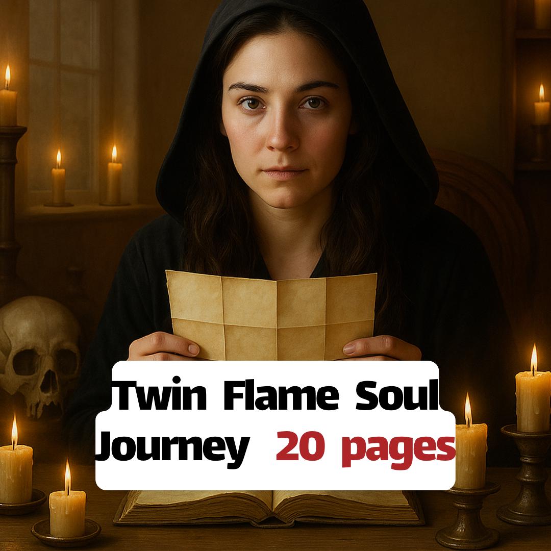 Twin Flame Soul Journey – 20 Page Psychic Reading of Signs, Challenges & Divine Union