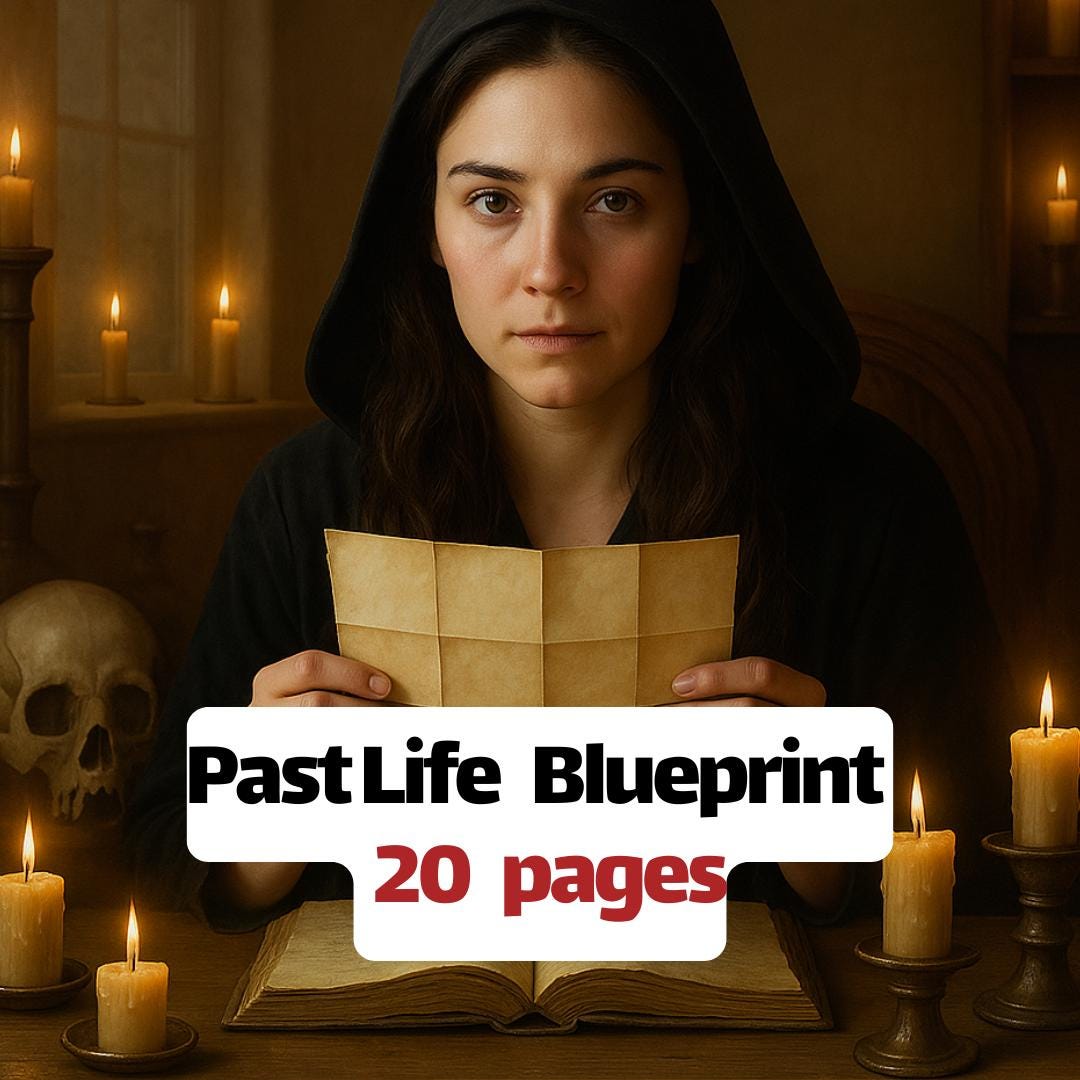 Past Life Blueprint – 20 Page Deep Psychic Reading of Karmic Ties and Soul Contracts