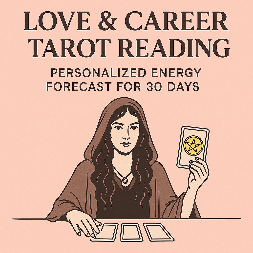 Monthly Tarot Reading – Love & Career Guidance (PDF)
