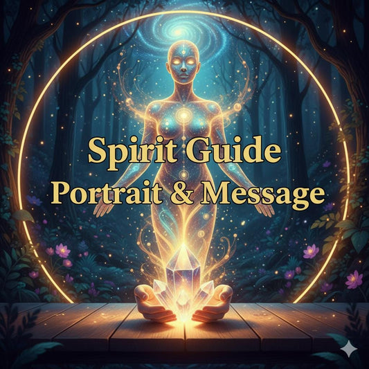 Spirit Guide Portrait & Message – Meet Your Guardian Spirit | Psychic Drawing and Intuitive Reading PDF