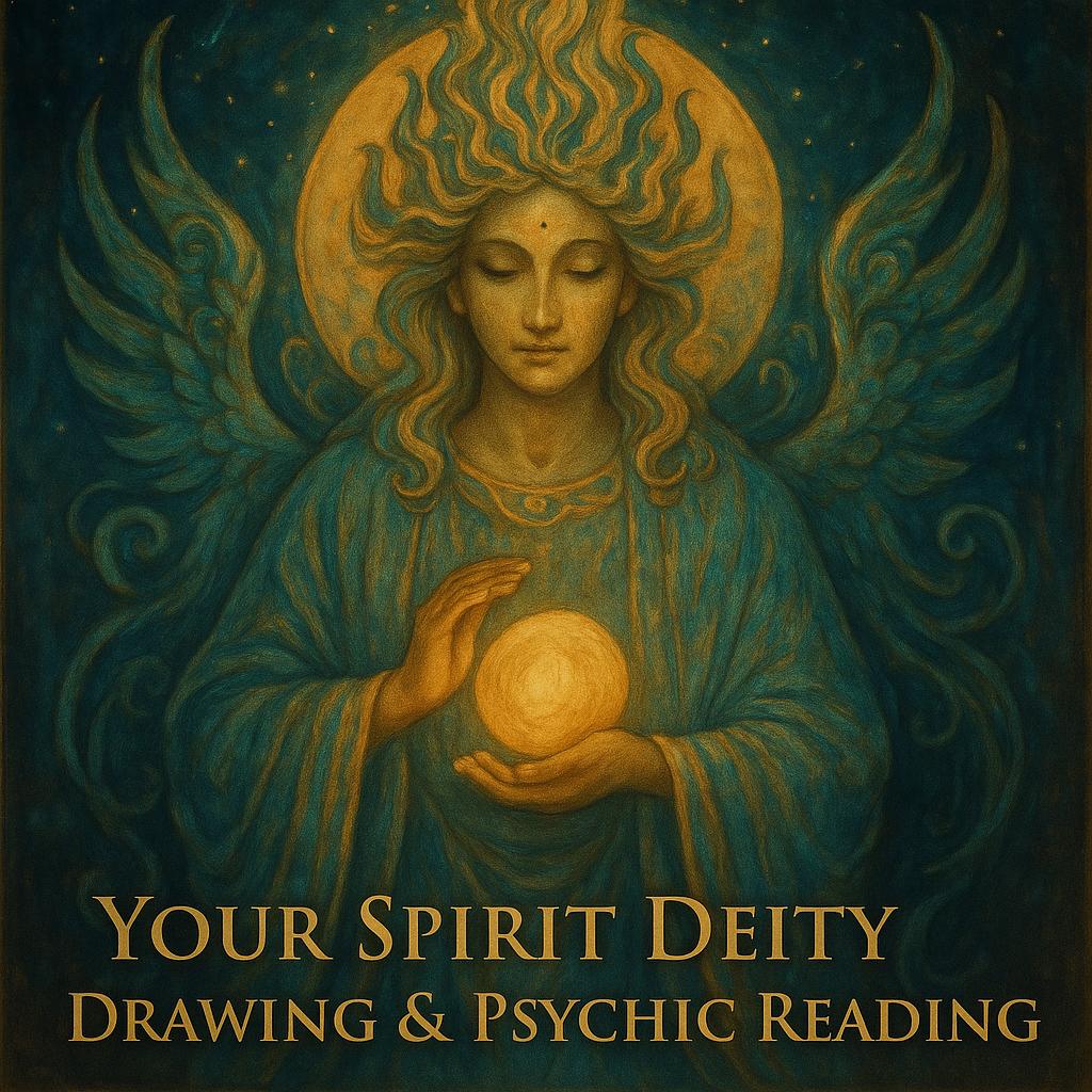 Your Spirit Deity Drawing & Psychic Reading – Discover the Divine Energy Guiding You -Same Day